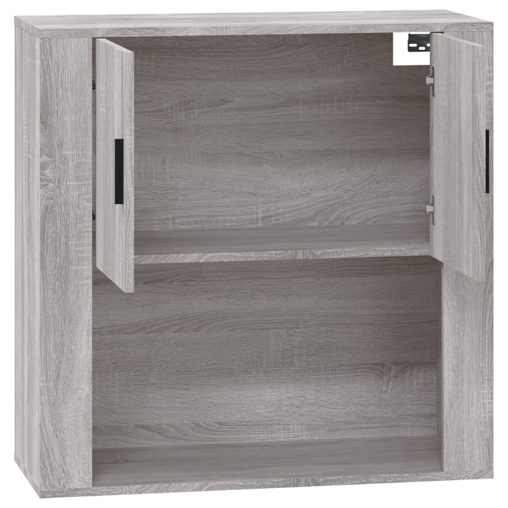 Armoire murale Sonoma gris 80x33x80 cm Bois d'ingénierie - XIOS
