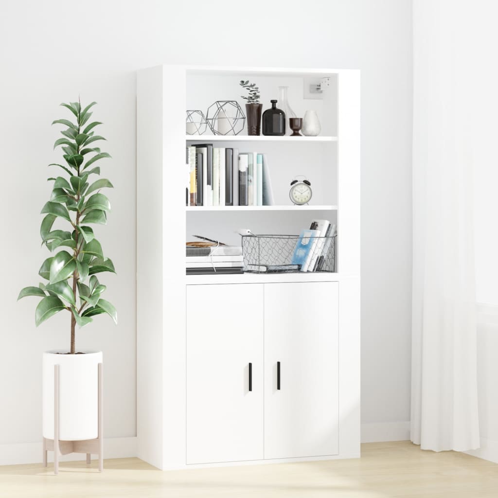 Armoire murale Blanc 80x33x80 cm Bois d'ingénierie - XIOS