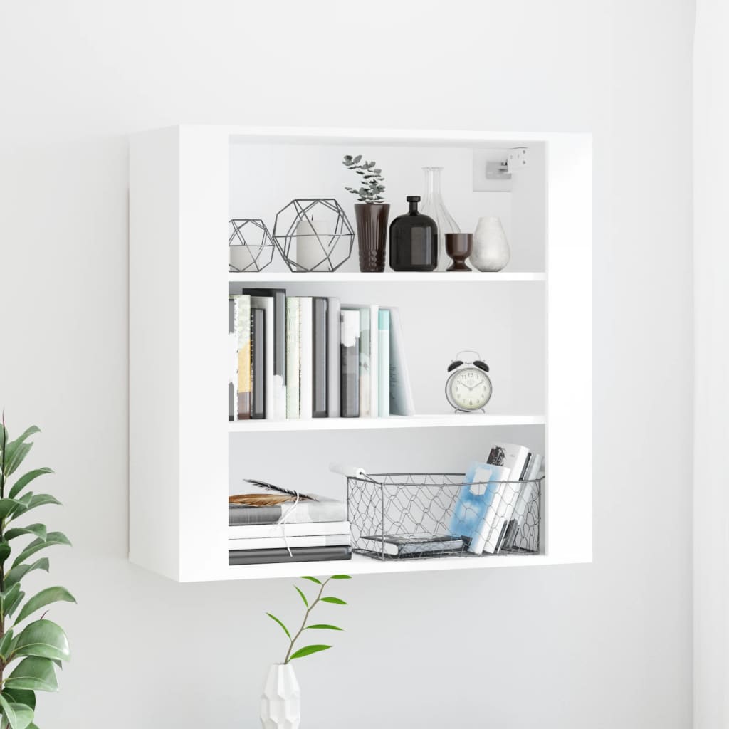 Armoire murale Blanc 80x33x80 cm Bois d'ingénierie - XIOS