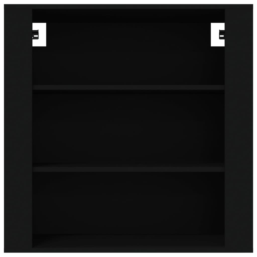 Armoire murale Noir 80x33x80 cm Bois d'ingénierie - XIOS