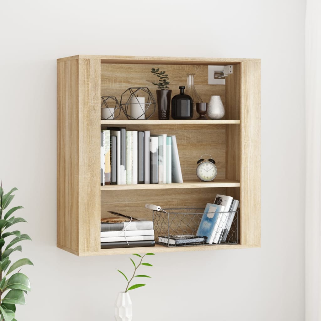 Armoire murale Chêne sonoma 80x33x80 cm Bois d'ingénierie - XIOS