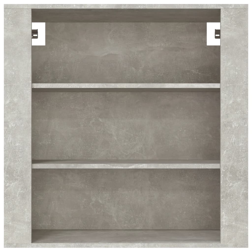 Armoire murale Gris béton 80x33x80 cm Bois d'ingénierie - XIOS