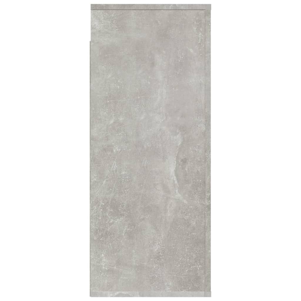 Armoire murale Gris béton 80x33x80 cm Bois d'ingénierie - XIOS
