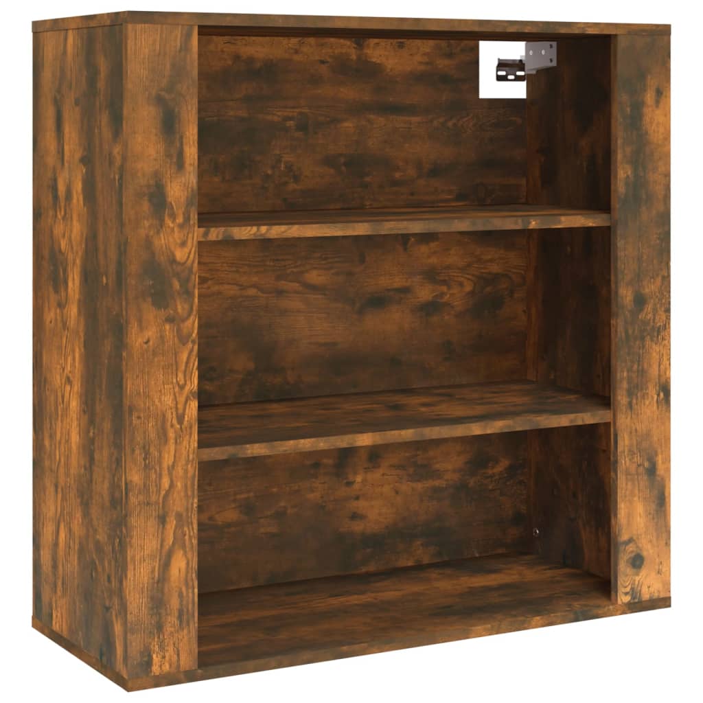 Armoire murale Chêne fumé 80x33x80 cm Bois d'ingénierie - XIOS