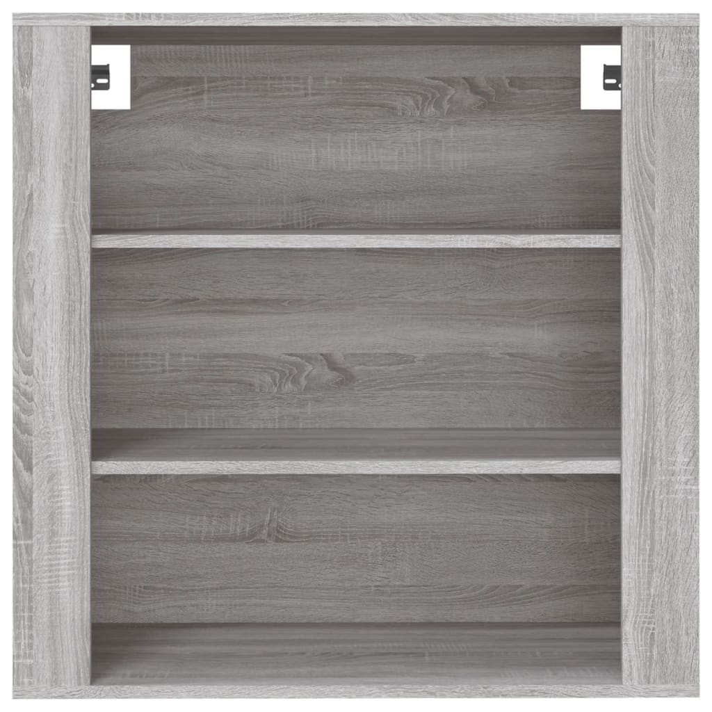 Armoire murale Sonoma gris 80x33x80 cm Bois d'ingénierie - XIOS