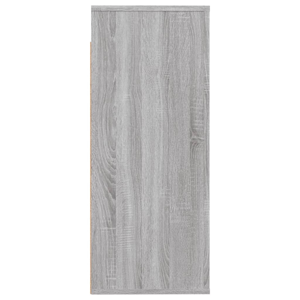 Armoire murale Sonoma gris 80x33x80 cm Bois d'ingénierie - XIOS