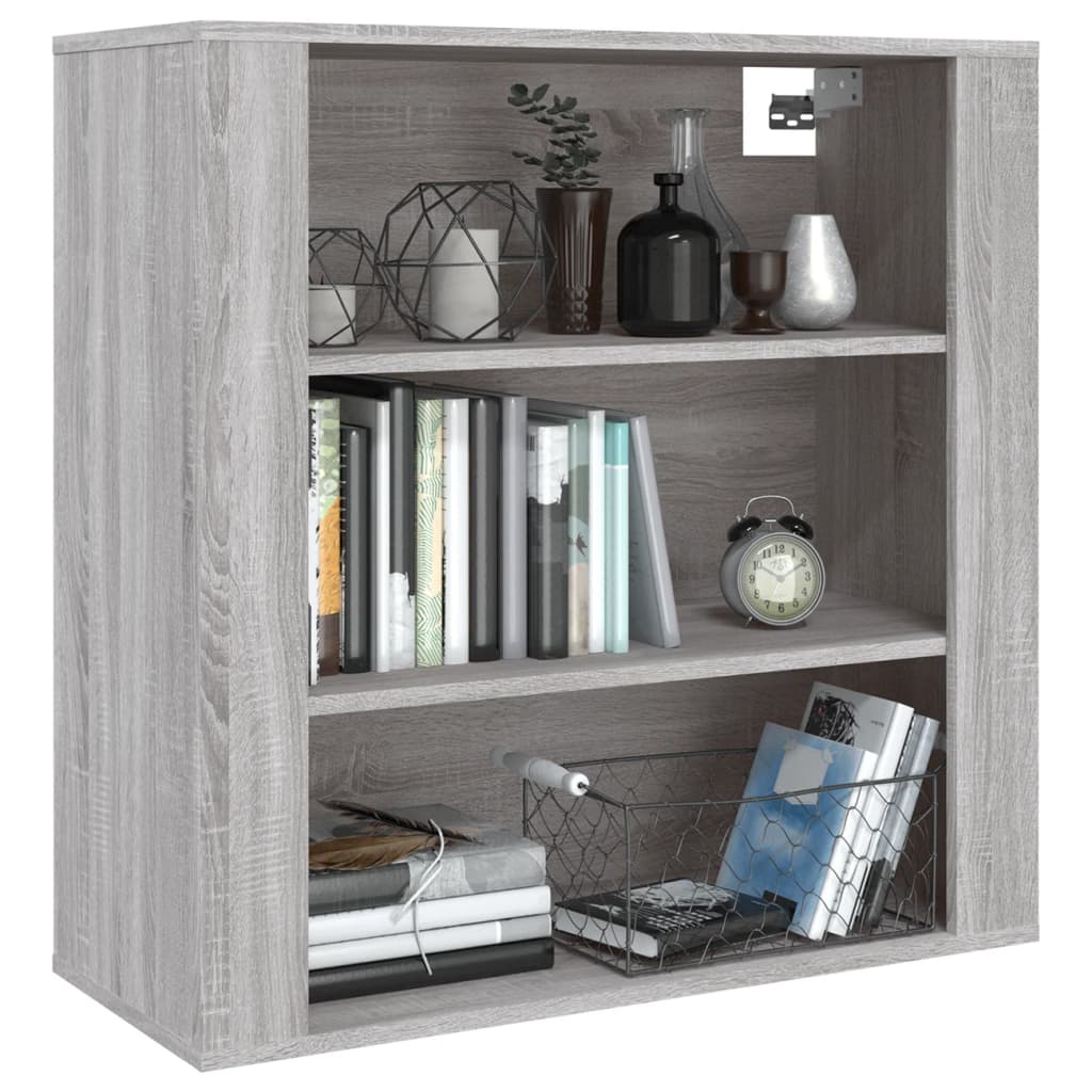 Armoire murale Sonoma gris 80x33x80 cm Bois d'ingénierie - XIOS