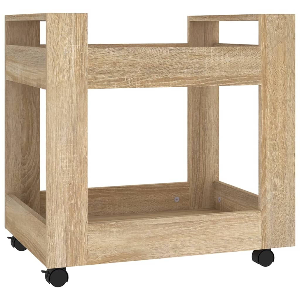 Chariot de bureau Chêne sonoma 60x45x60 cm Bois d'ingénierie - XIOS