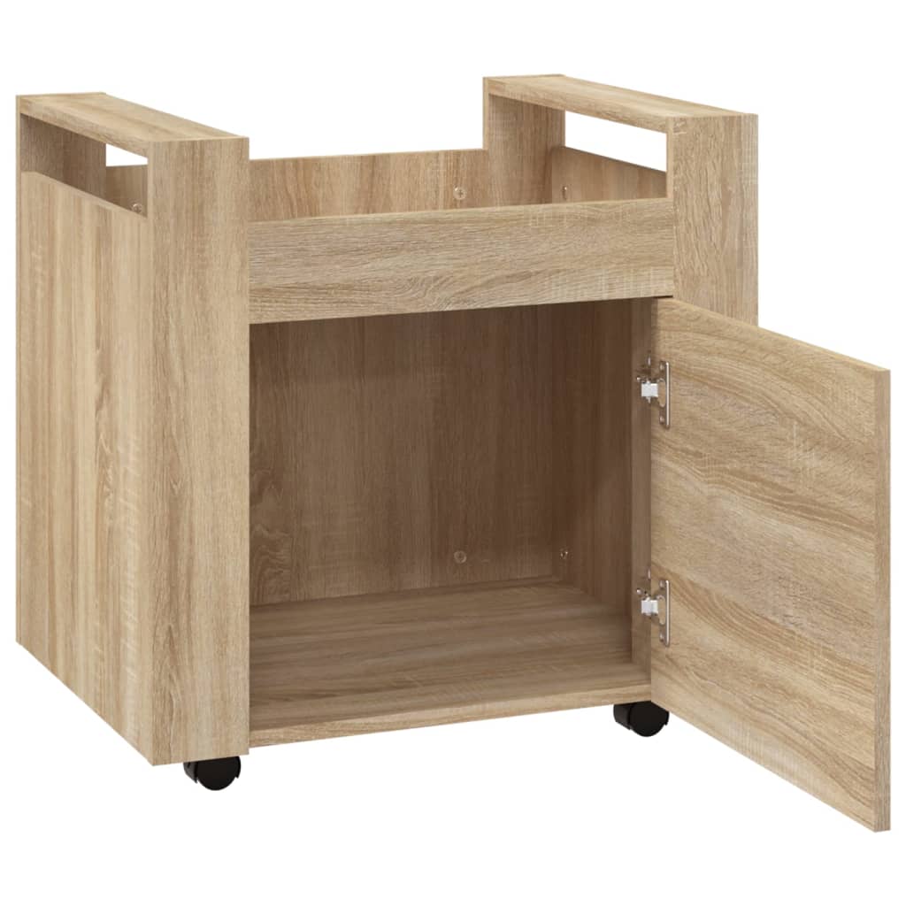 Chariot de bureau Chêne sonoma 60x45x60 cm Bois d'ingénierie - XIOS