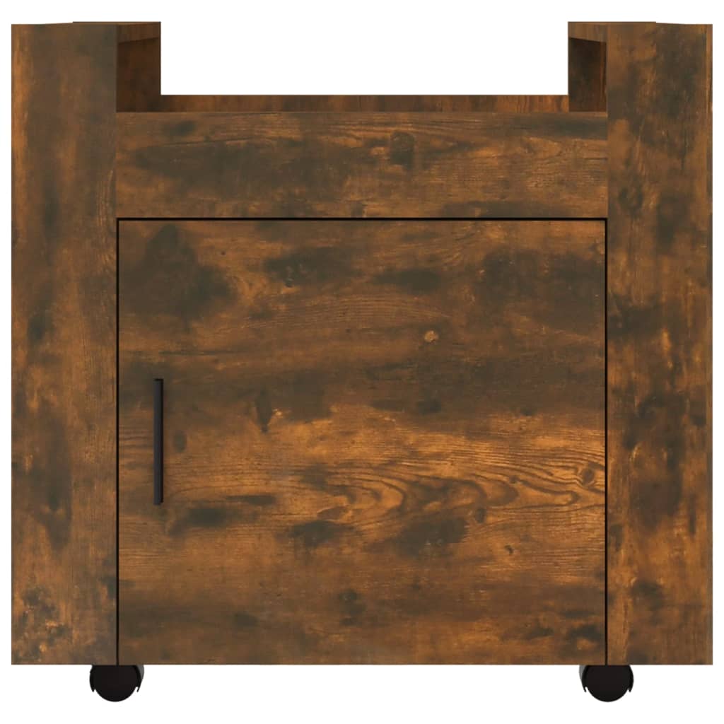 Chariot de bureau Chêne fumé 60x45x60 cm Bois d'ingénierie - XIOS