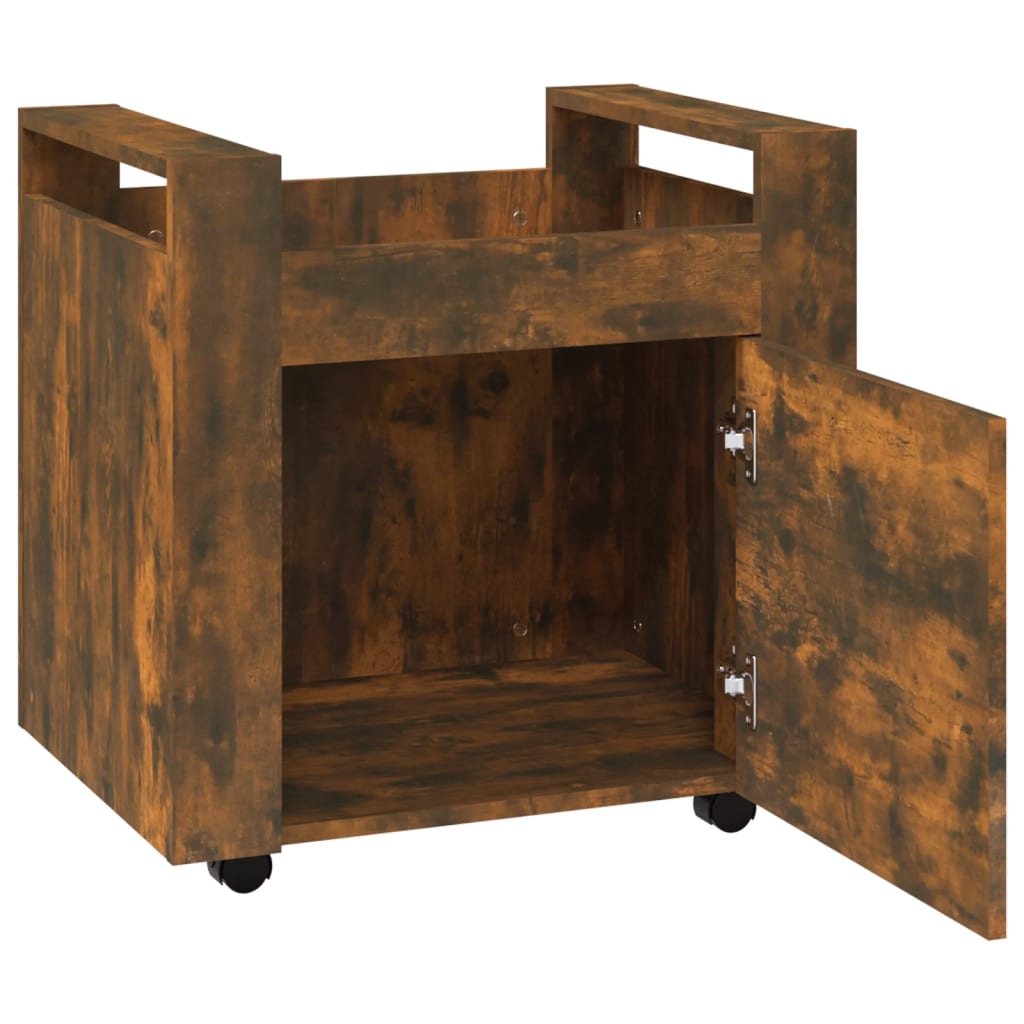 Chariot de bureau Chêne fumé 60x45x60 cm Bois d'ingénierie - XIOS