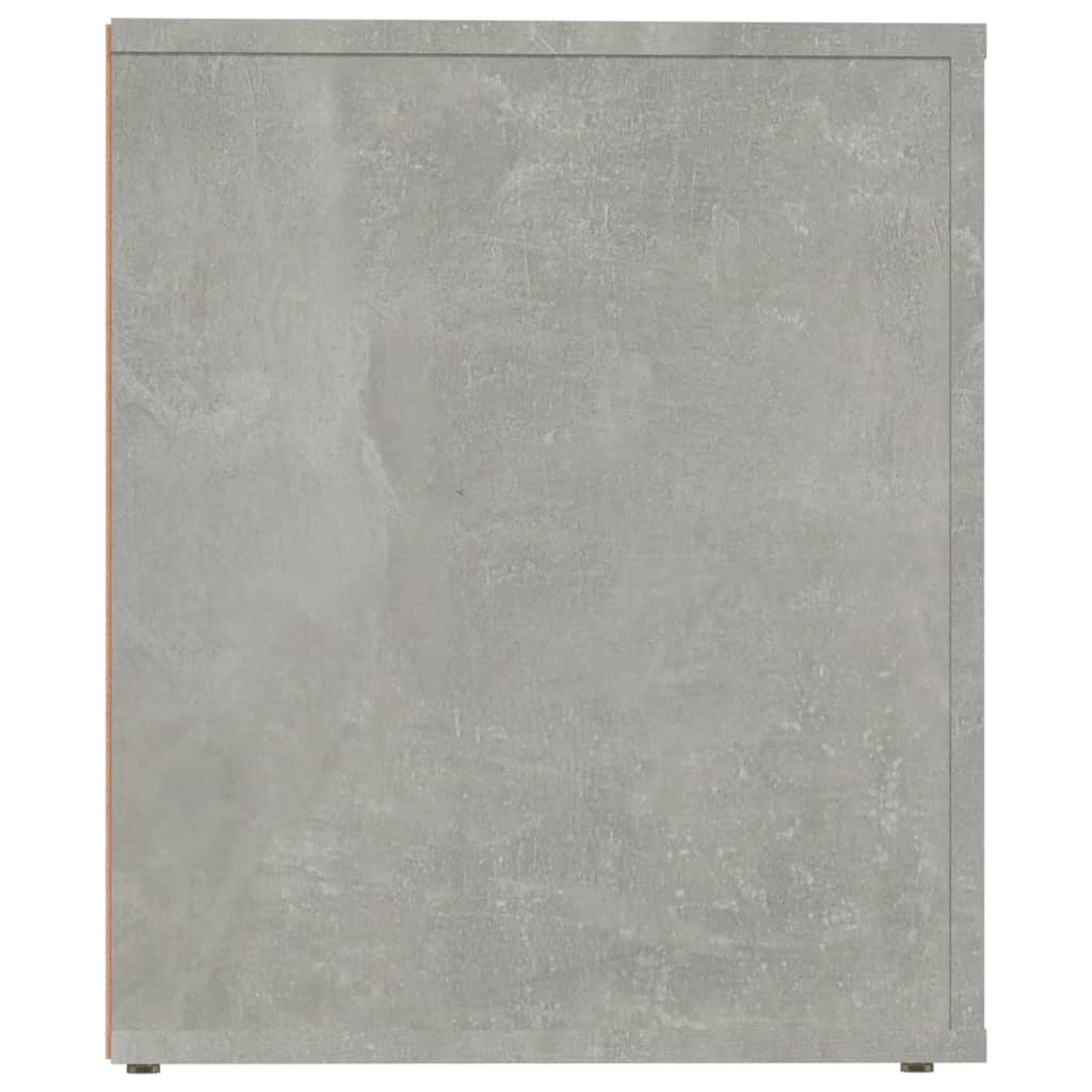 Tables de chevet 2 pcs Gris béton 50x39x47 cm