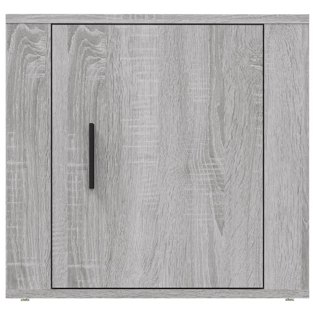 Table de chevet Sonoma gris 50x39x47 cm