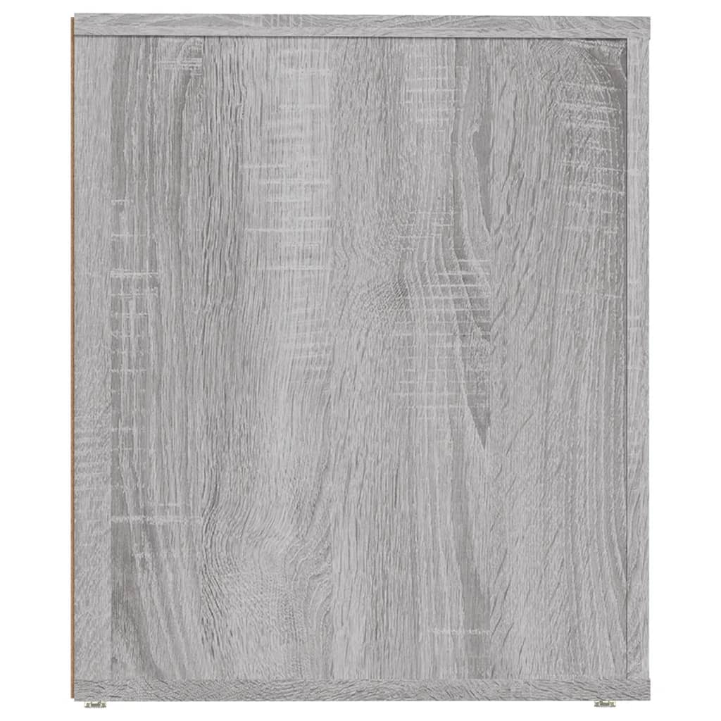 Table de chevet Sonoma gris 50x39x47 cm