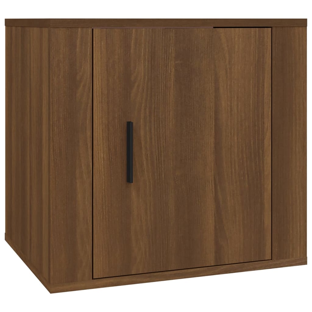 Table de chevet Chêne marron 50x39x47 cm