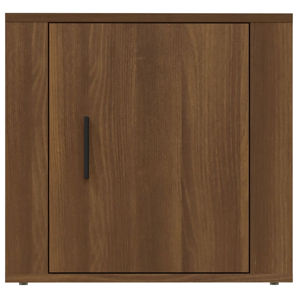 Table de chevet Chêne marron 50x39x47 cm