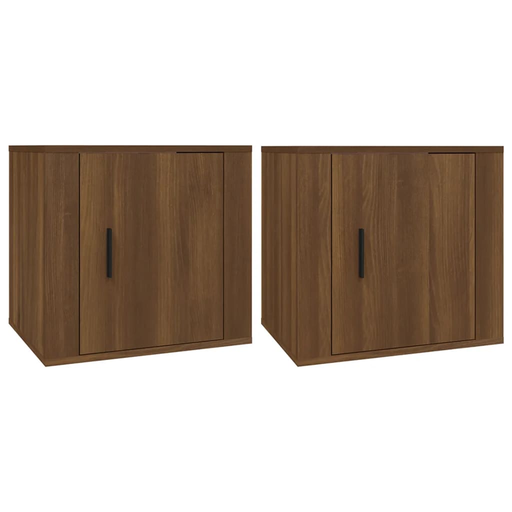 Tables de chevet 2 pcs Chêne marron 50x39x47 cm