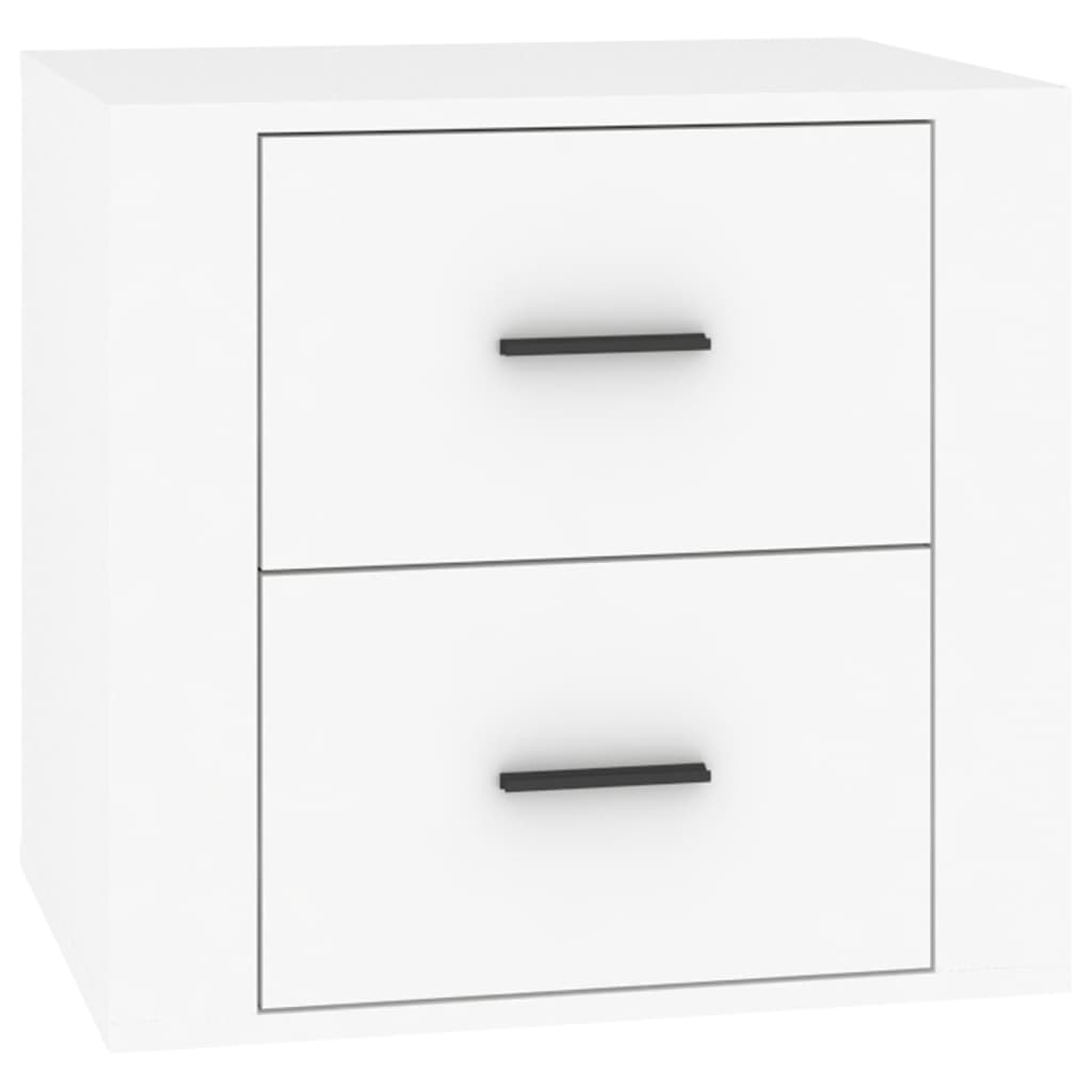 Table de chevet Blanc 50x39x47 cm