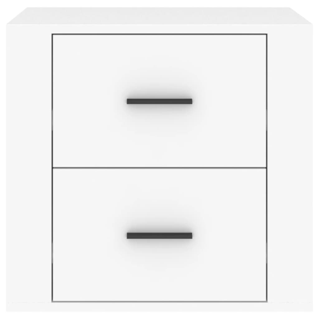 Table de chevet Blanc 50x39x47 cm