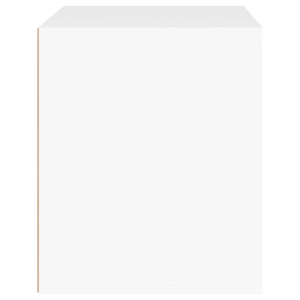 Table de chevet Blanc 50x39x47 cm
