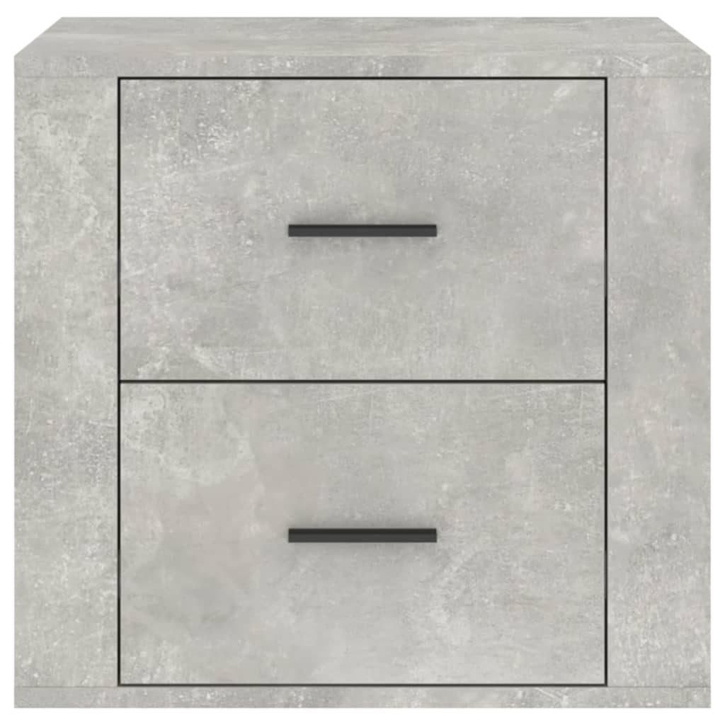Table de chevet Gris béton 50x39x47 cm