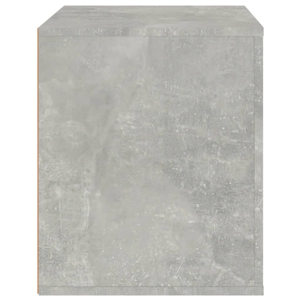 Table de chevet Gris béton 50x39x47 cm