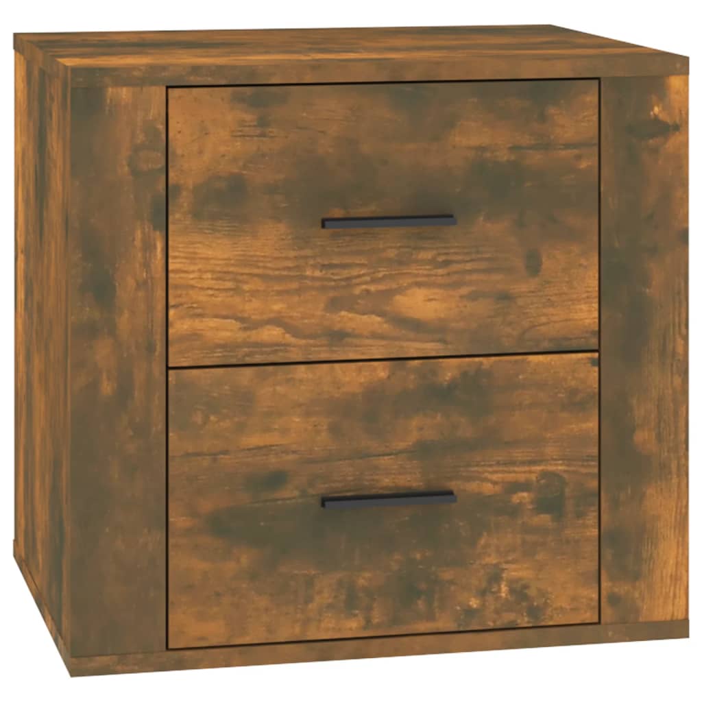 Table de chevet Chêne fumé 50x39x47 cm