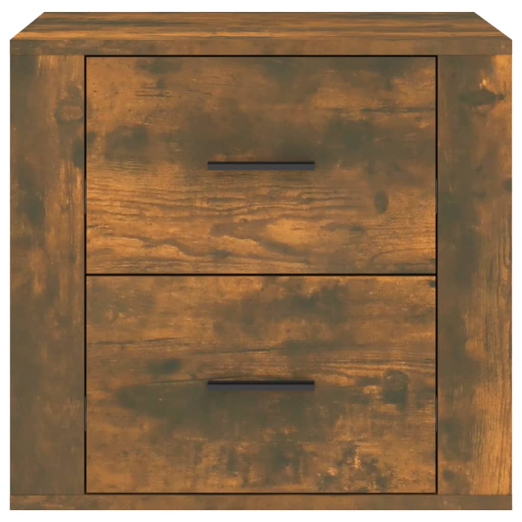 Table de chevet Chêne fumé 50x39x47 cm