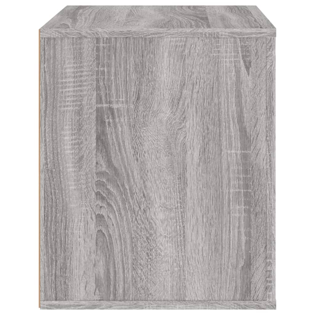 Table de chevet Sonoma gris 50x39x47 cm