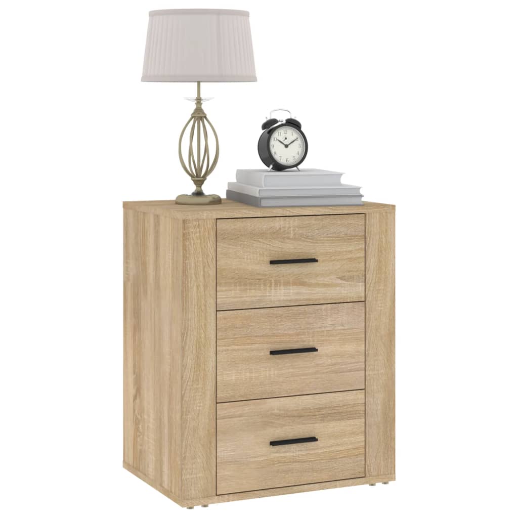 Table de chevet Chêne sonoma 50x36x60 cm Bois d'ingénierie - XIOS