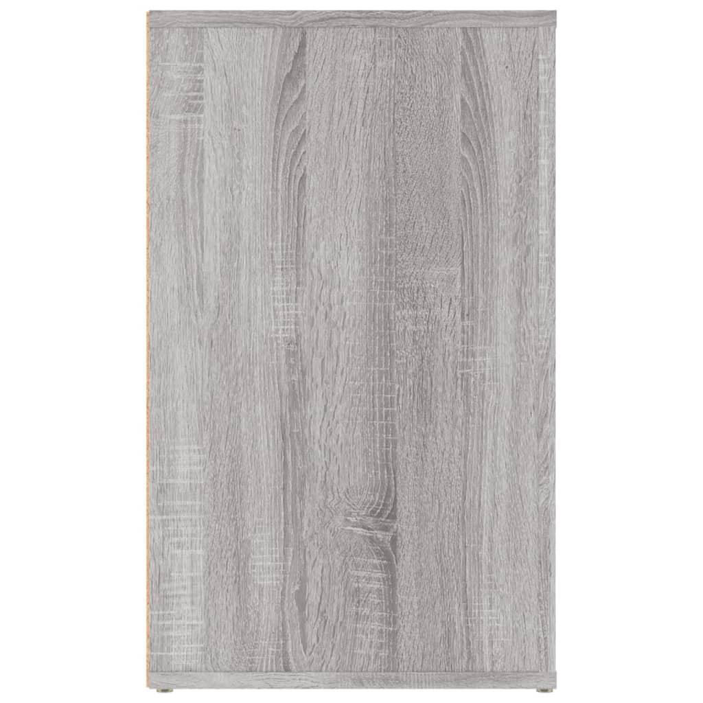 Table de chevet Sonoma gris 50x36x60 cm Bois d'ingénierie - XIOS