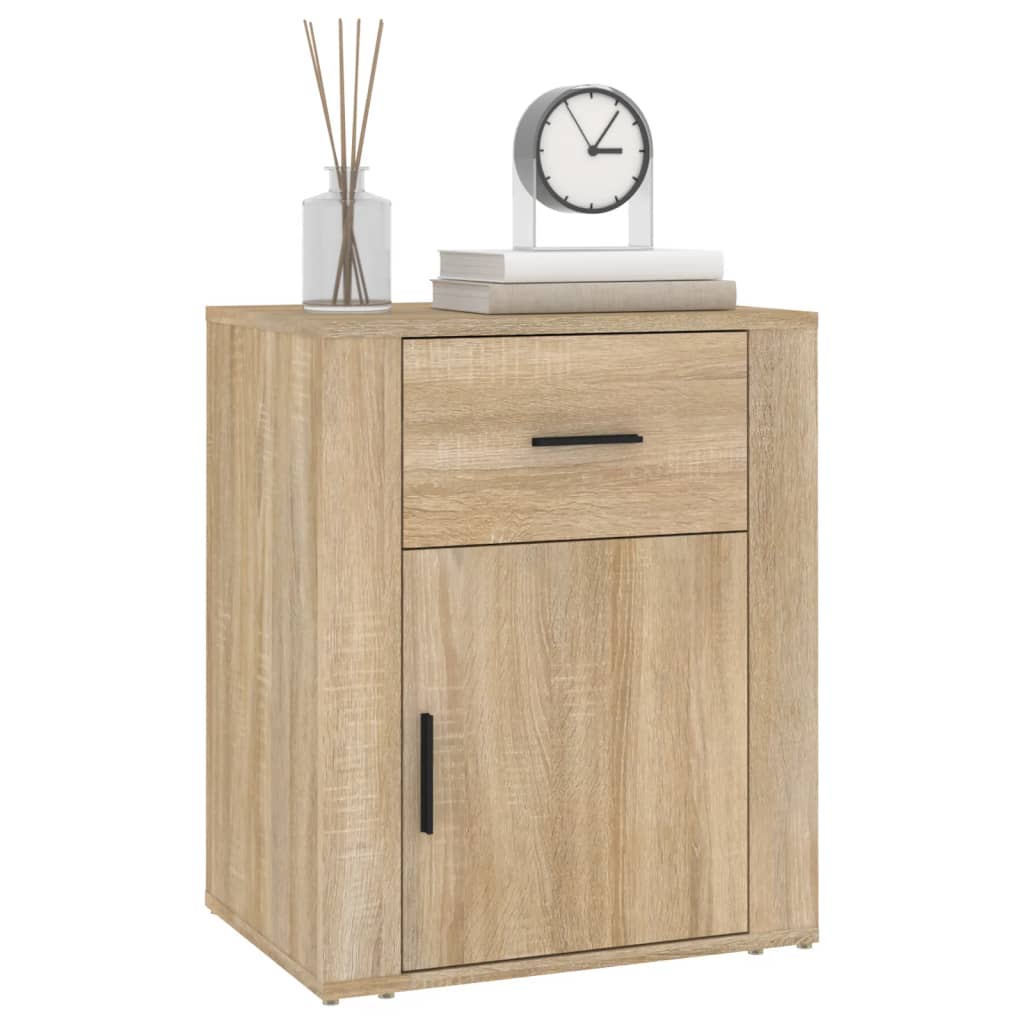 Table de chevet Chêne sonoma 50x36x60 cm Bois d'ingénierie - XIOS