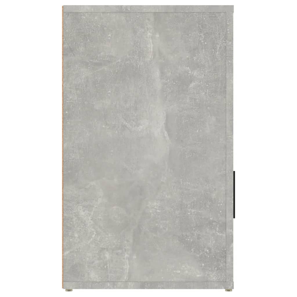 Table de chevet Gris béton 50x36x60 cm Bois d'ingénierie - XIOS