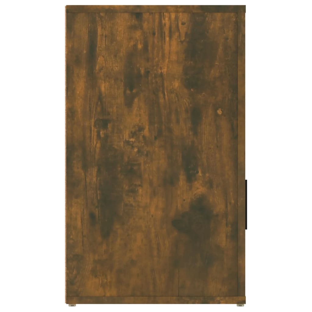 Table de chevet Chêne fumé 50x36x60 cm Bois d'ingénierie - XIOS
