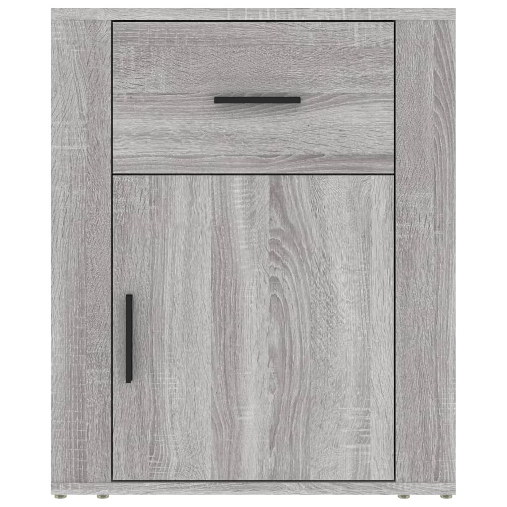Table de chevet Sonoma gris 50x36x60 cm Bois d'ingénierie - XIOS