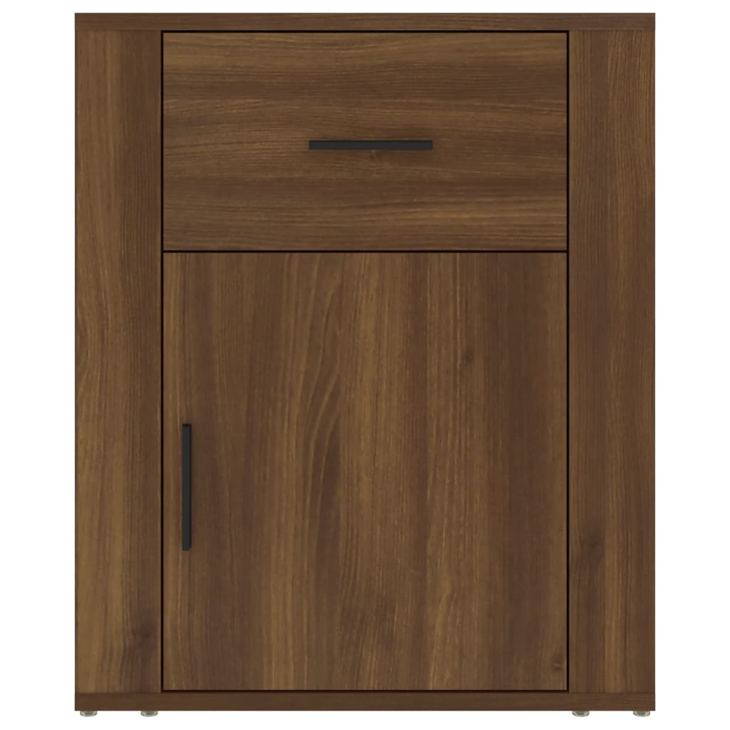 Table de chevet Chêne marron 50x36x60 cm Bois d'ingénierie - XIOS