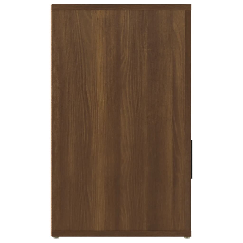 Table de chevet Chêne marron 50x36x60 cm Bois d'ingénierie - XIOS