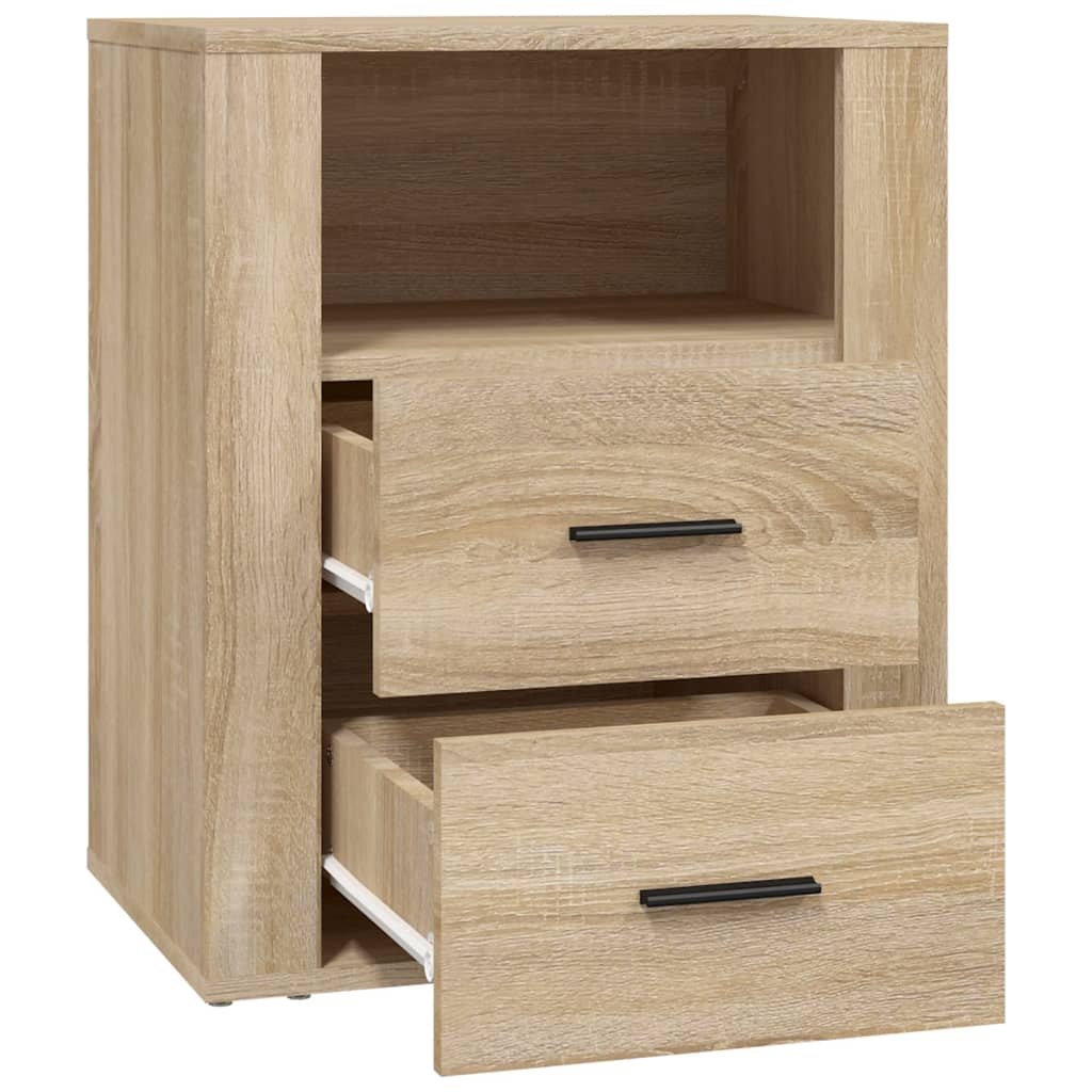 Table de chevet Chêne sonoma 50x36x60 cm Bois d'ingénierie - XIOS