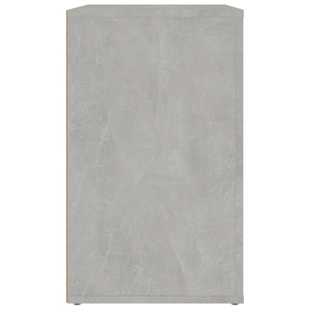 Table de chevet Gris béton 50x36x60 cm Bois d'ingénierie - XIOS
