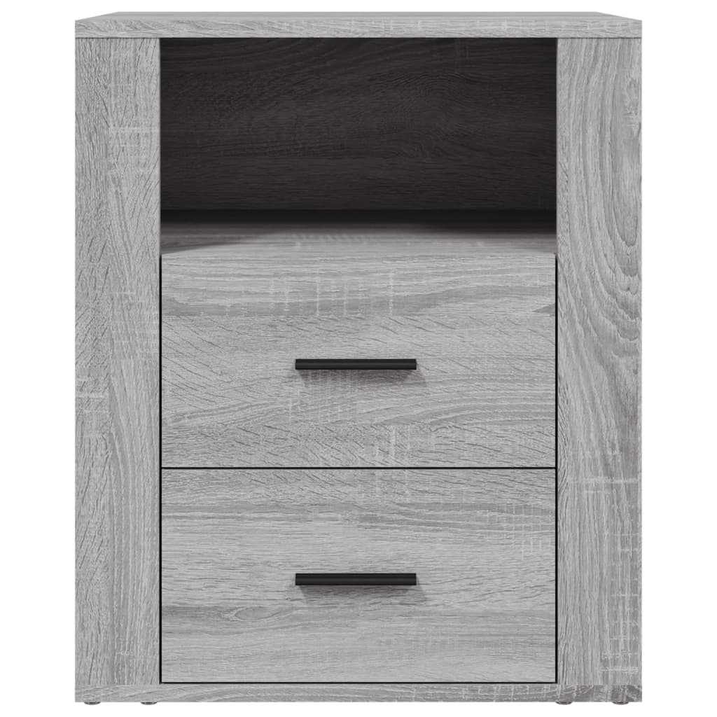 Table de chevet Sonoma gris 50x36x60 cm Bois d'ingénierie - XIOS