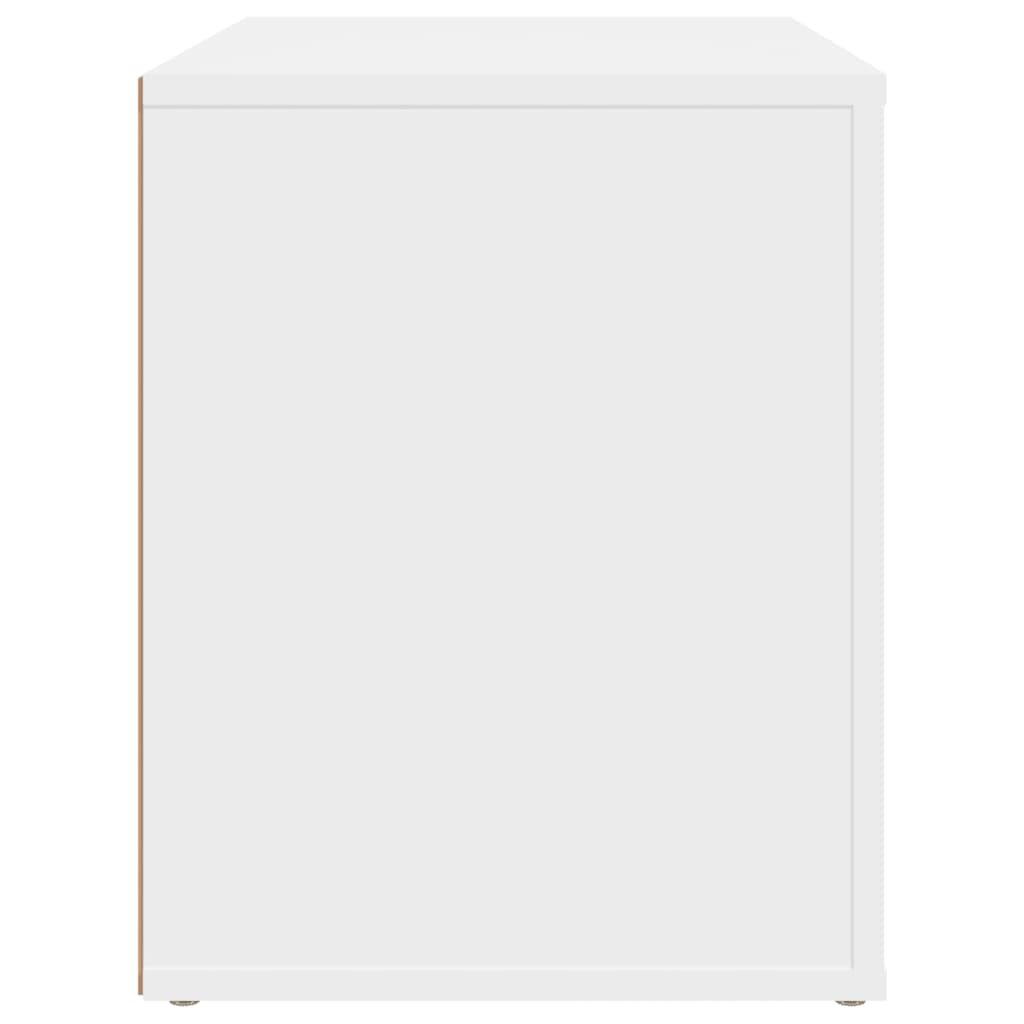Table de chevet Blanc 60x36x45 cm Bois d'ingénierie - XIOS