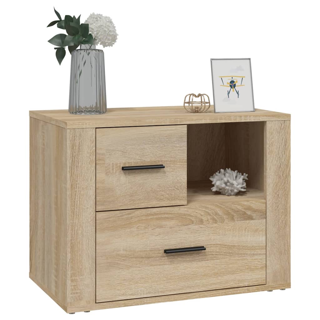 Table de chevet Chêne sonoma 60x36x45 cm Bois d'ingénierie - XIOS
