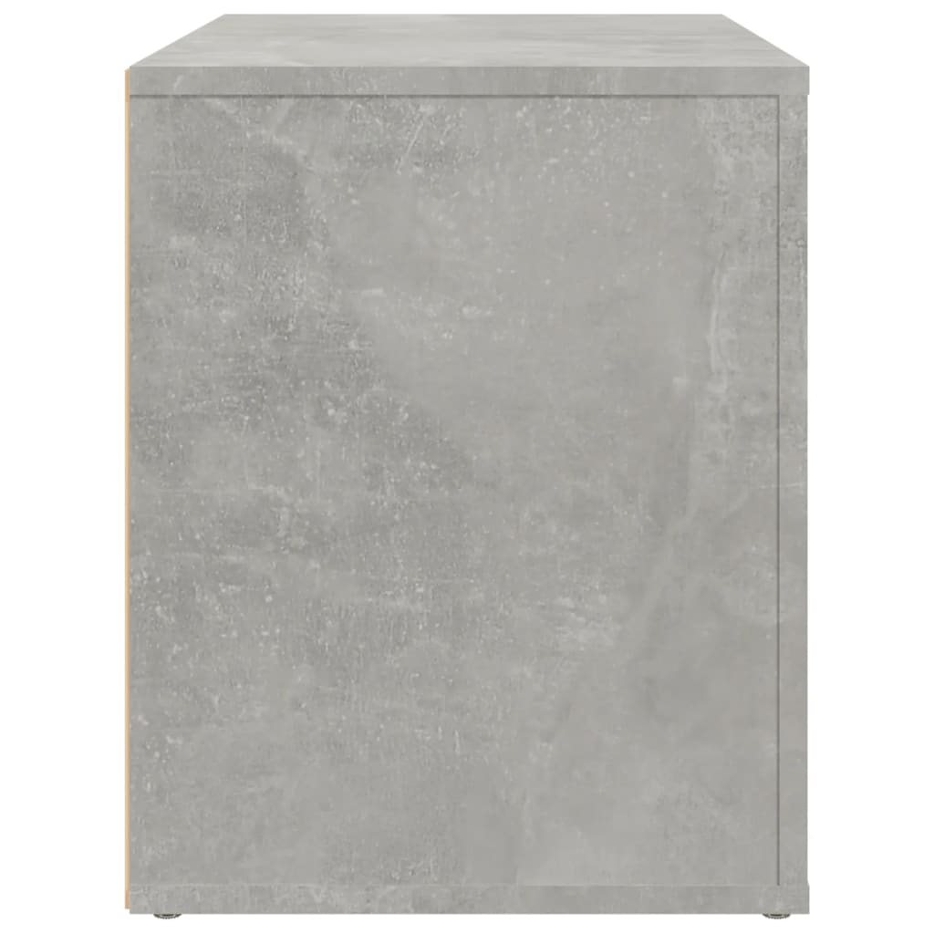 Table de chevet Gris béton 60x36x45 cm Bois d'ingénierie - XIOS