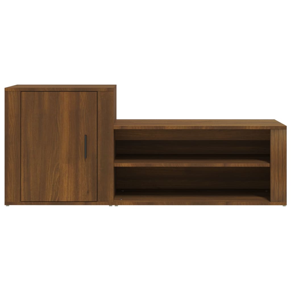 Armoire à chaussures Chêne marron 130x35x54cm Bois d'ingénierie - XIOS