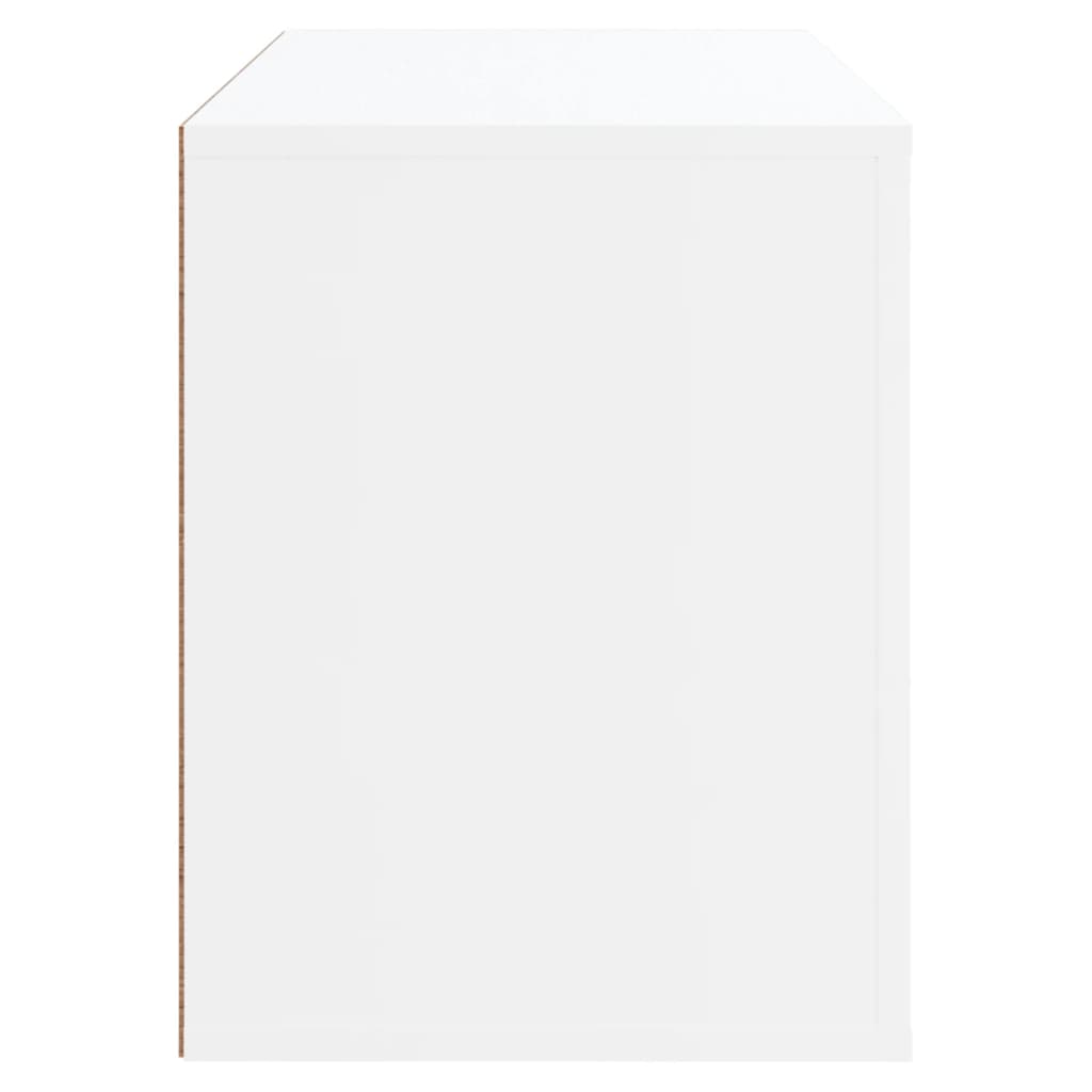 Armoire à chaussures Blanc 80x35x45 cm Bois d'ingénierie - XIOS