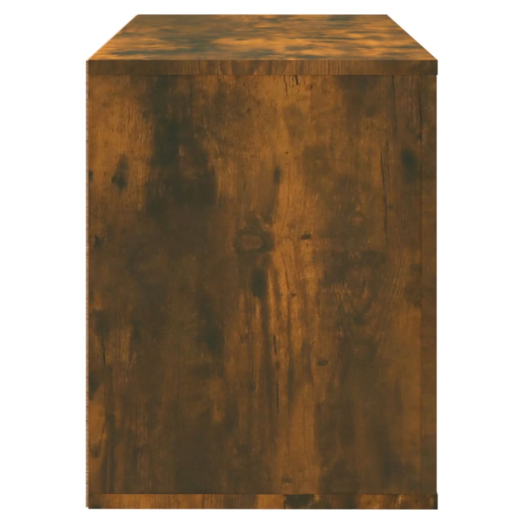 Armoire à chaussures Chêne fumé 80x35x45 cm Bois d'ingénierie - XIOS