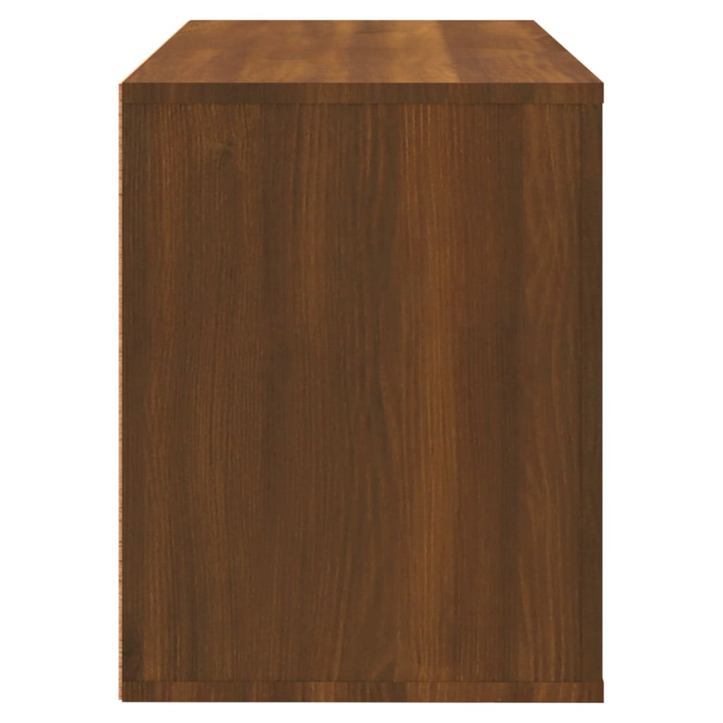 Armoire à chaussures Chêne marron 80x35x45 cm Bois d'ingénierie - XIOS