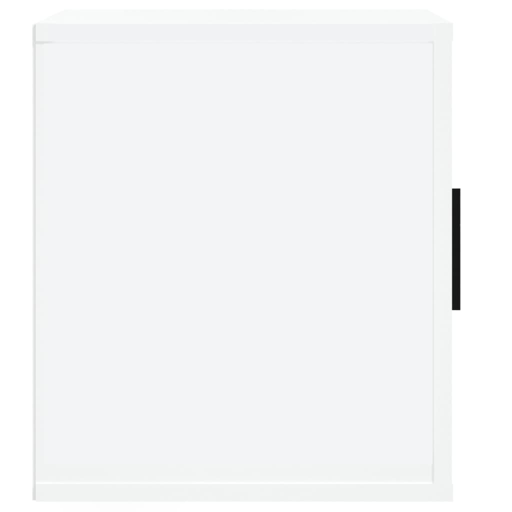 Meuble TV Blanc brillant 100x35x40 cm Bois d'ingénierie Meubles TV vidaXL   