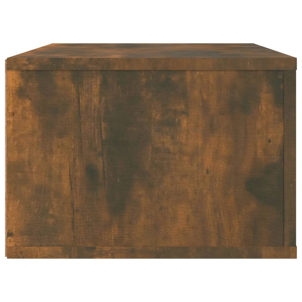 Armoire TV suspendue Chêne fumé 80x36x25 cm Bois d'ingénierie - XIOS