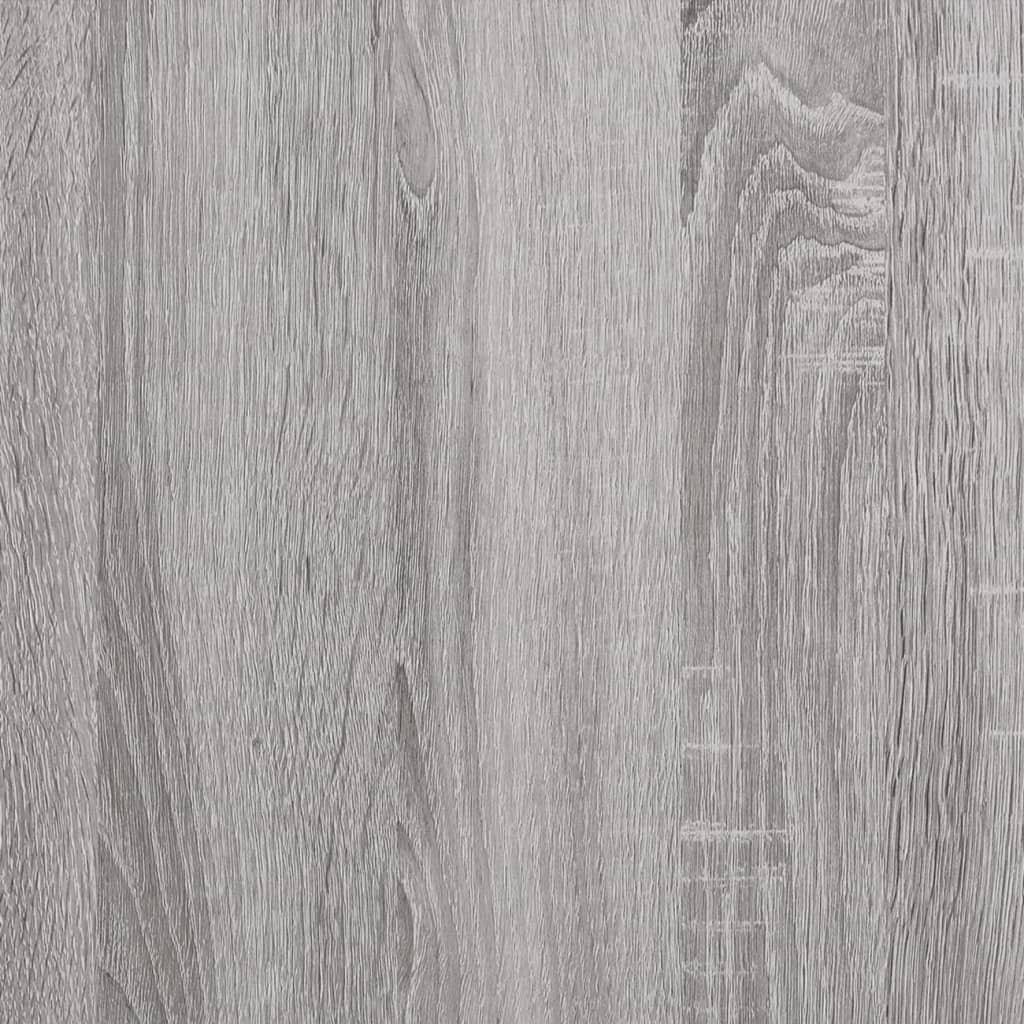 Armoire TV suspendue Sonoma gris 80x36x25 cm Bois d'ingénierie - XIOS